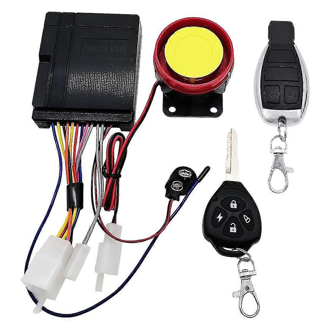 Motorcycle Anti-theft Security Alarm System Remote Control