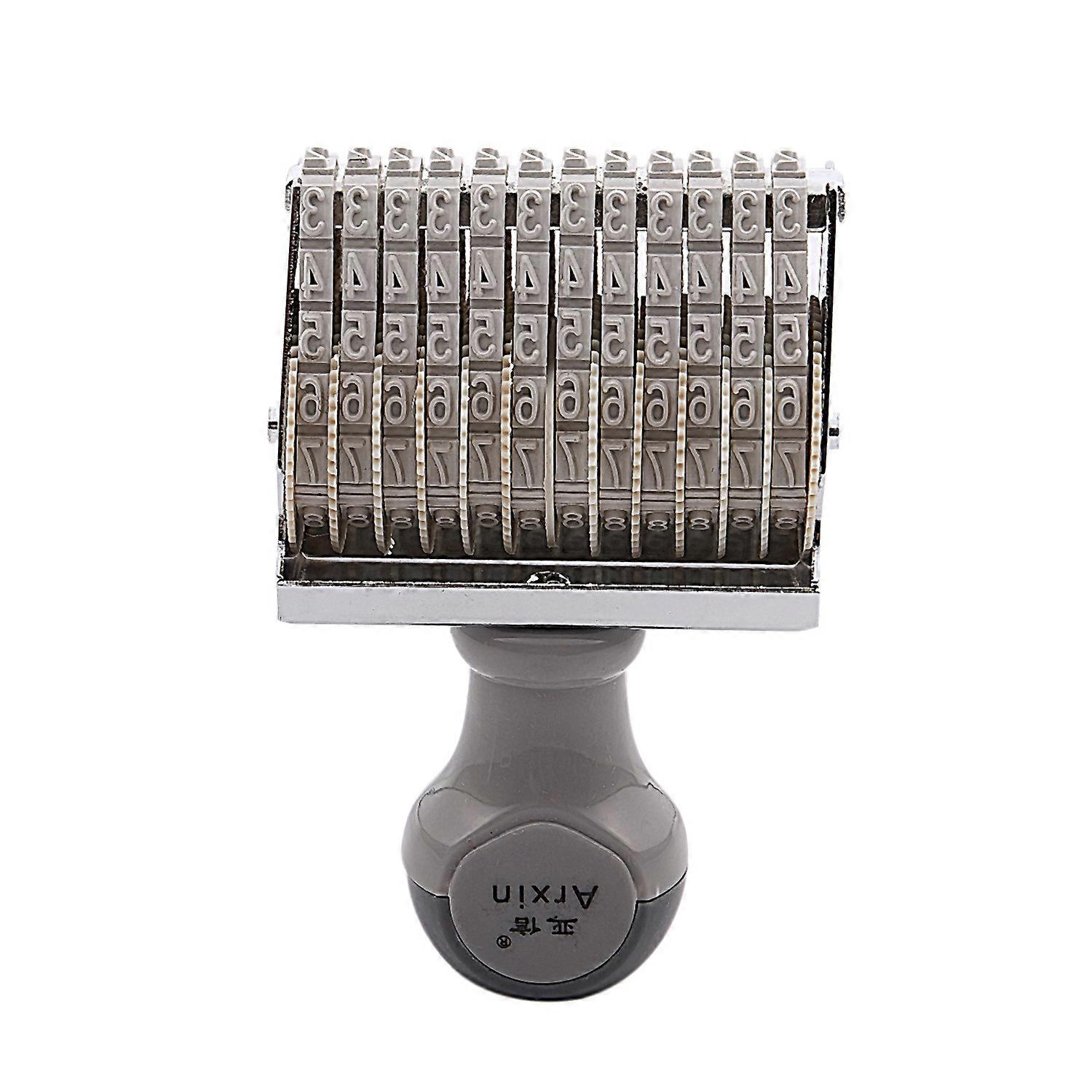 Machine de numérotation en caoutchouc auto-encreur à 12 bandes