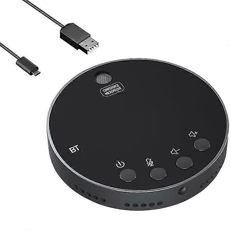 Bluetooth5.0 desktop usb microphone,360 omnidirectional condenser computer microphone,mute/volume function with speaker