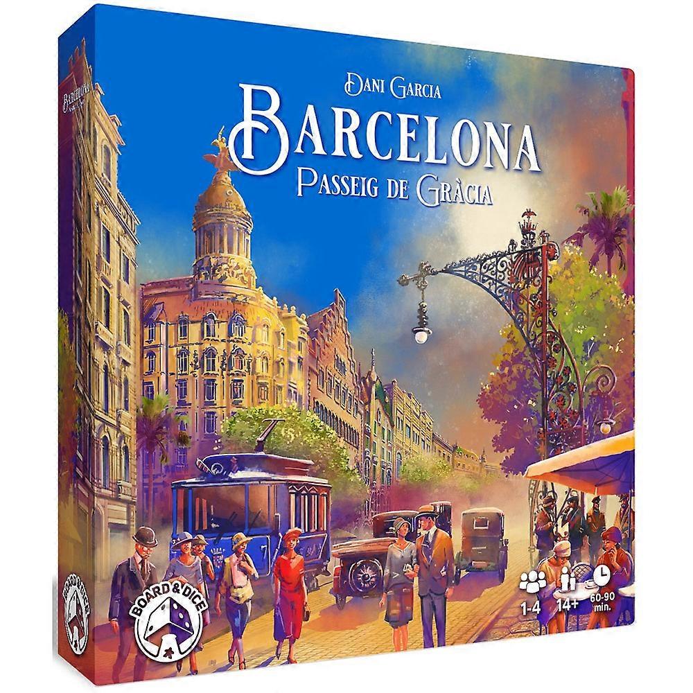 Barcelona Passeig De Gracia Exciting Expansion Board Game for Enthusiasts