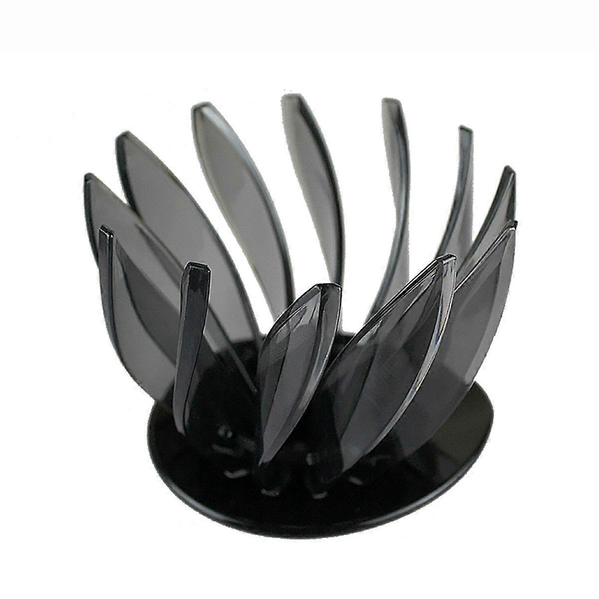 Kaffeefilter Tropf Handbrühe Kaffeefilter Kaffeetropfer Spiralrippe Design für 1-4 Tassen für Home Office Schwarz