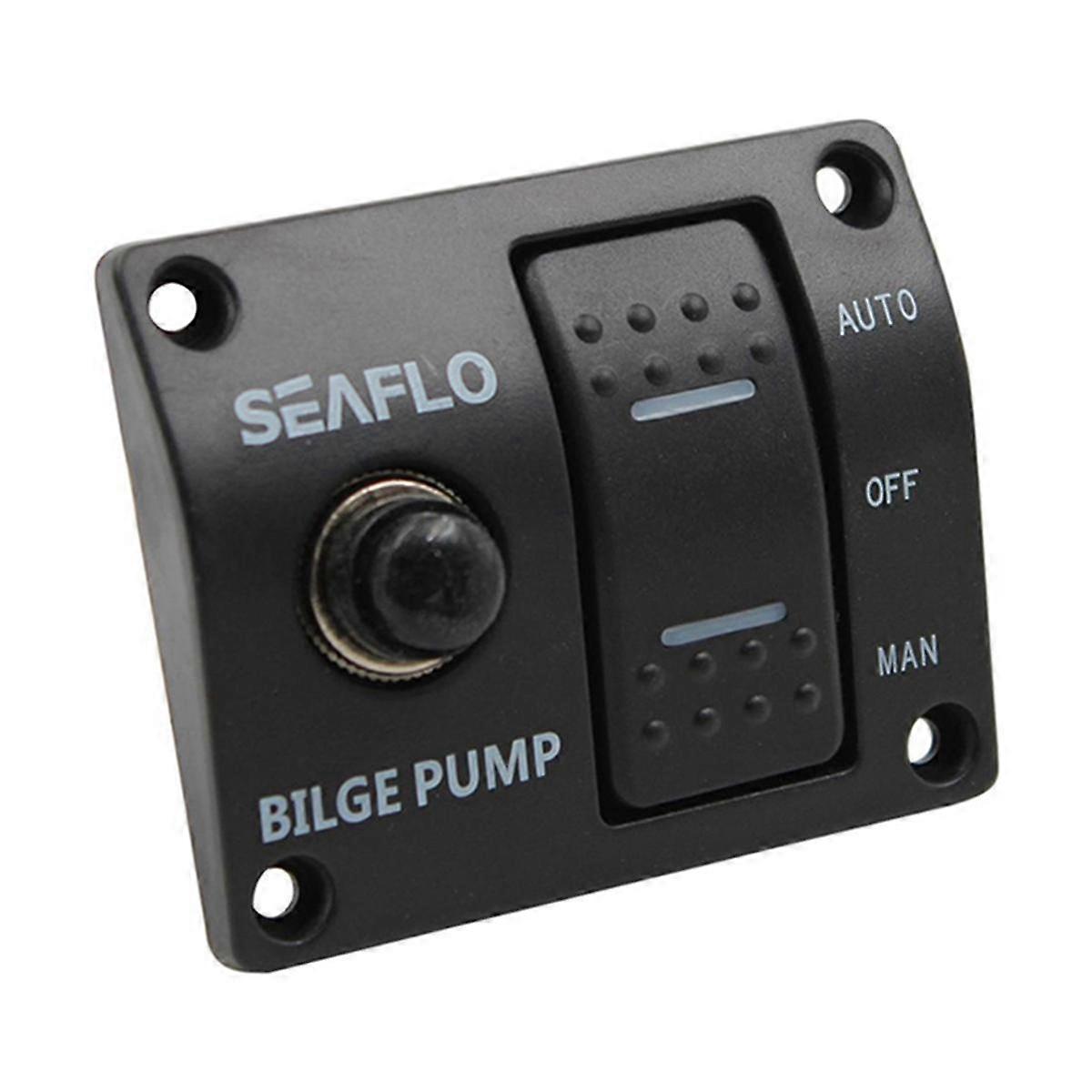 Bilge Pump Control Switch Automatic Pump Marine Panel Switch 3-WAY Switch Panel for Bilge Pump