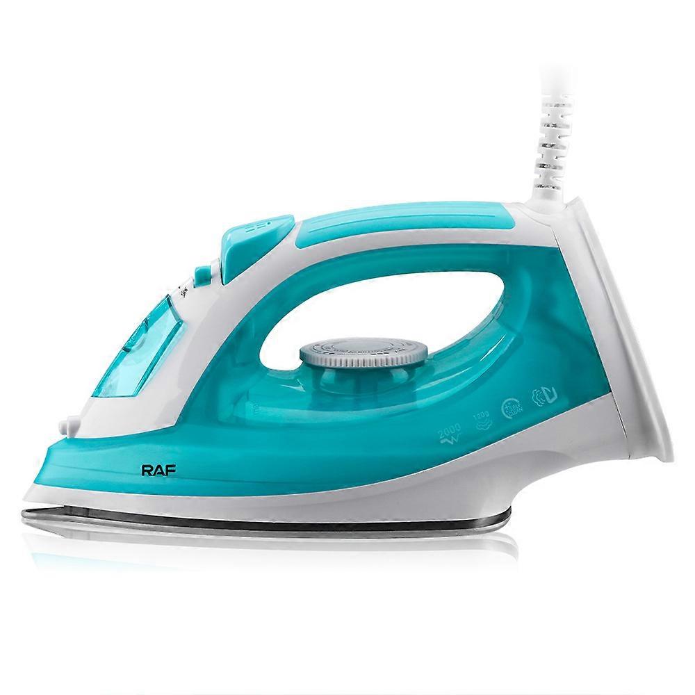 Household Steam Electric Iron 2000W Hand-held Portable Clothes Ironing Machine Light Blue