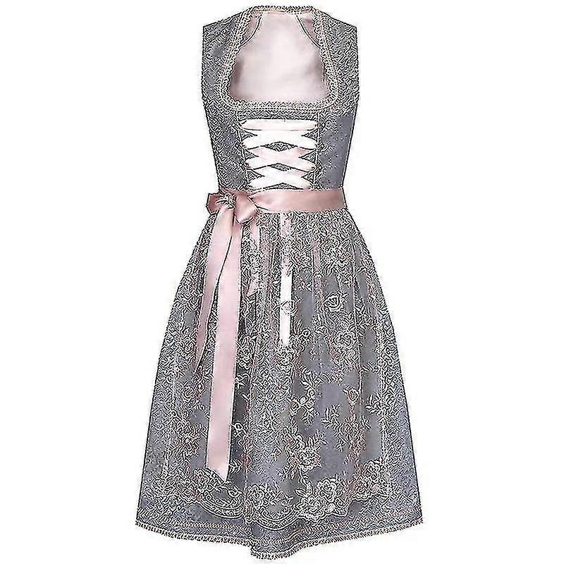Womens Midi Dirndl Jurk