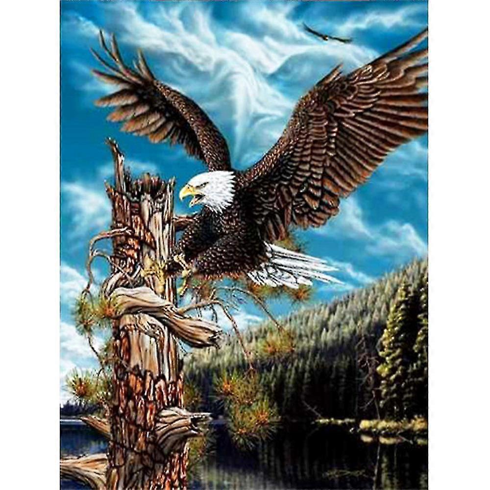 Full Diamond Art Kits Rhinestones 5d Diy Diamond Embroidery Cross Stitch Eagle Mosaic Decor For Home