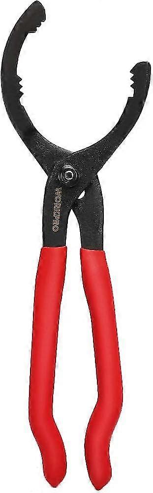 300mm Adjustable Oil Filter Wrench, Oil Filter Pliers With Serrated Jaws