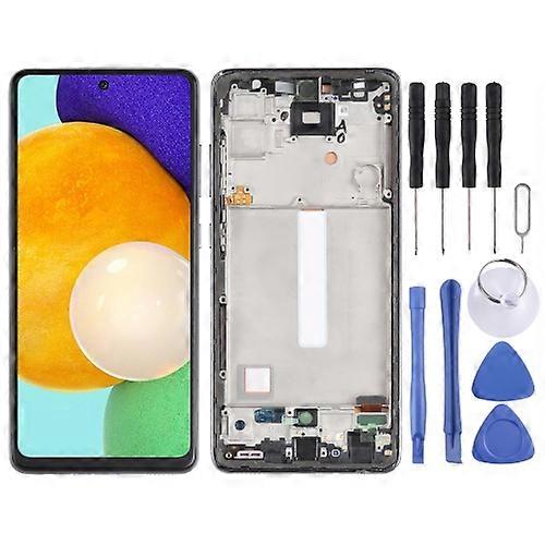 incell Material LCD Screen and Digitizer Full Assembly with Frame for Samsung Galaxy A52 5G SM-A526