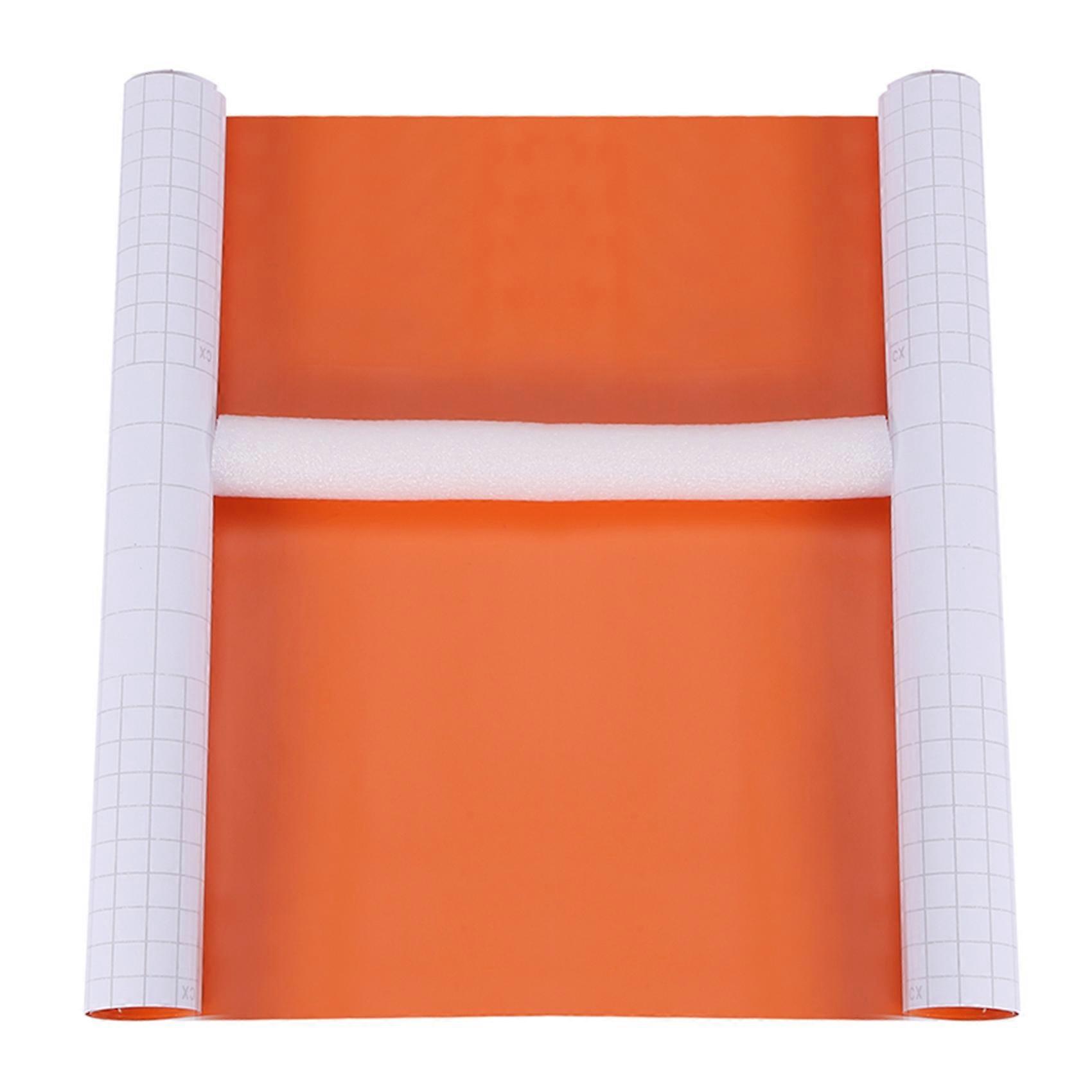 Fahrzeugfolierung Vinylfolie Aufkleber Luft/Luftblasenfrei Selbstklebend orange