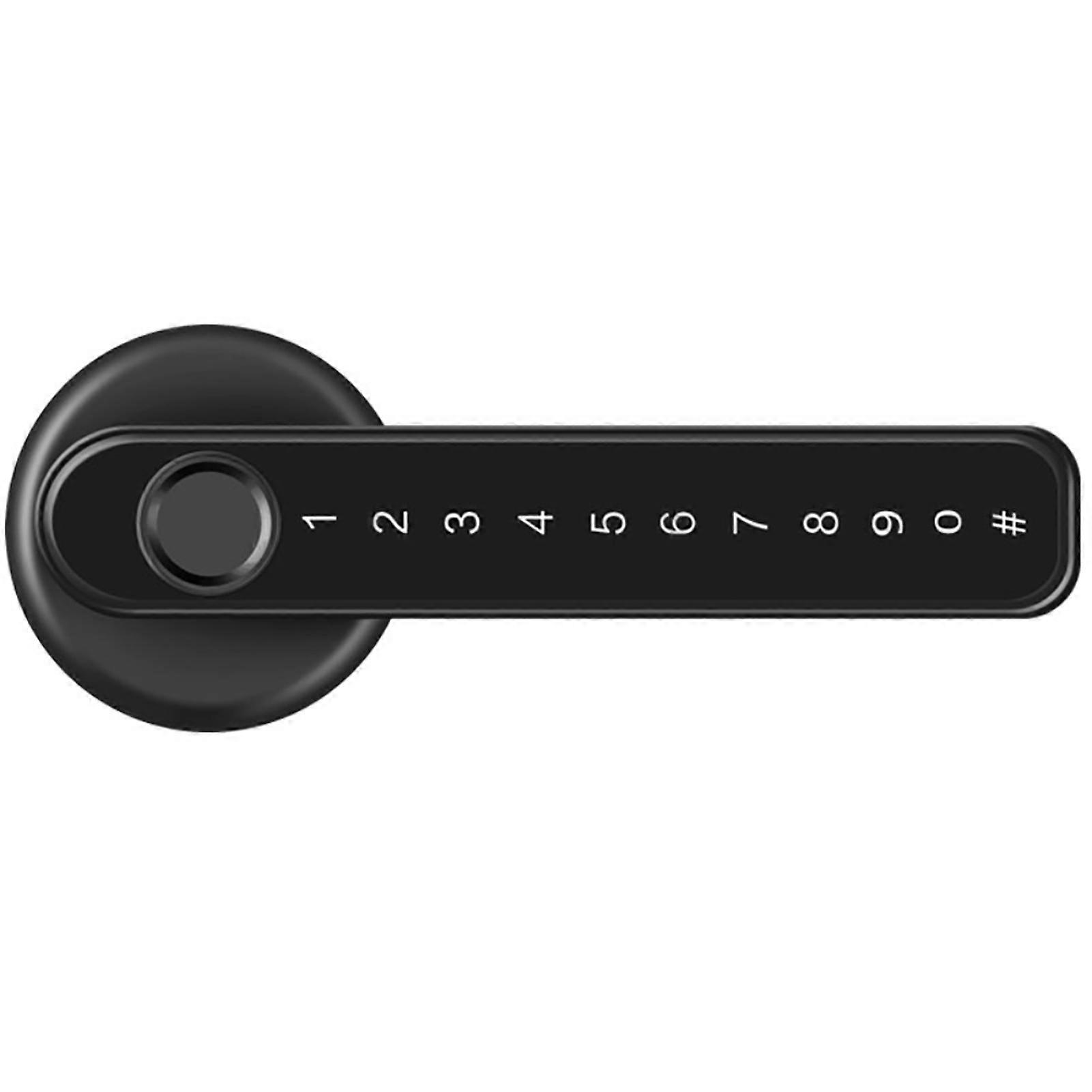 Smart Keyless Fingerprint Door Lock Electronic Door Handle Lock Ttlock App Control Password