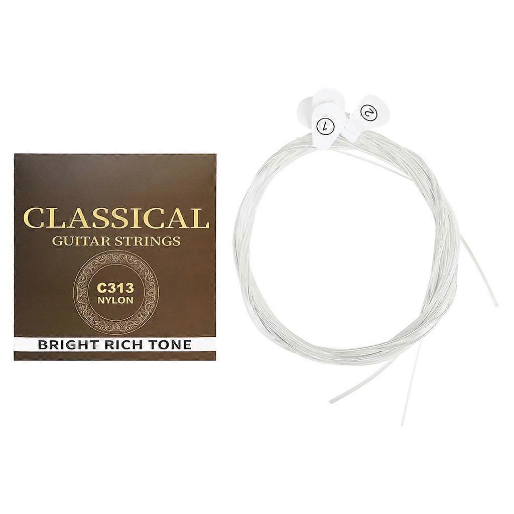 6st .028-.043 Nylon gitarrsträngar för akustiska folkgitarrtillbehör