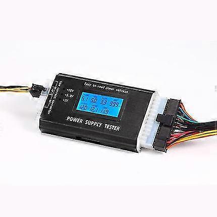 Pc Power Supply Tester Sata Hdd Atx Btx Lcd Meter Lcd Digital Display Pc