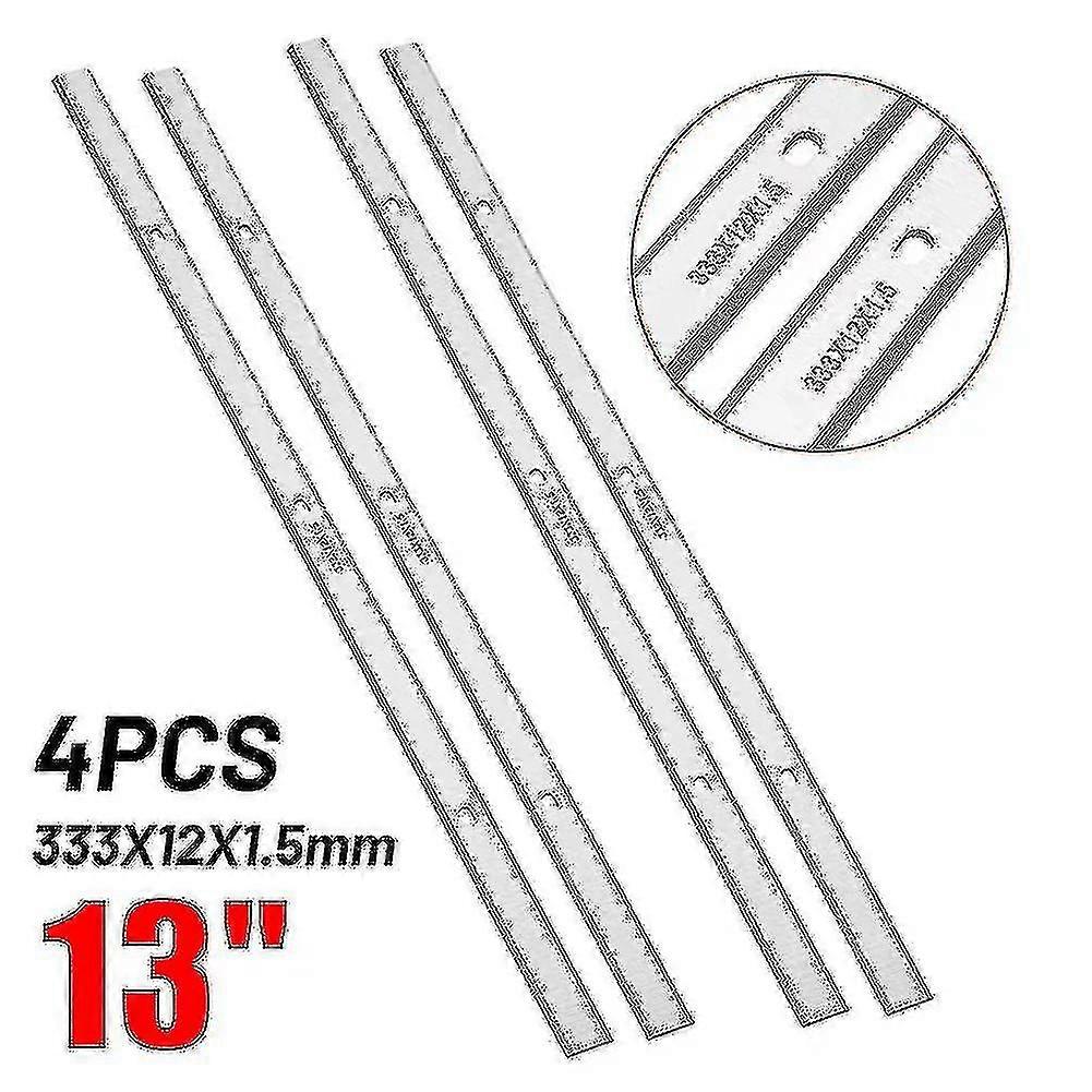 4pc 13 ""-1/2"" Hss φορητές λεπίδες πλάνων για Metabo Dh330 Dh316 διπλό σύνολο άκρων Ferramentas ξύλινη πλάνη Marcenaria εργαλείων επεξεργασίας