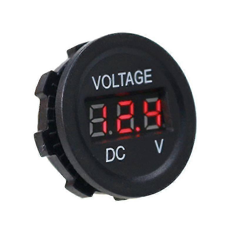 6-30v Led Digital Display Voltmeter Mini Dc Voltage Gauge Meter Car Motorcycle