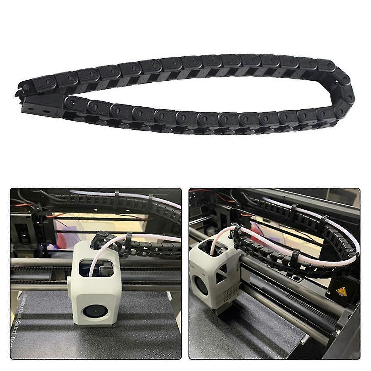 Cable Chains Drag Chain for Bambu Lab P1P Openning Type Drag Chain Drag Towline Assembly Kit 3D Printer Parts