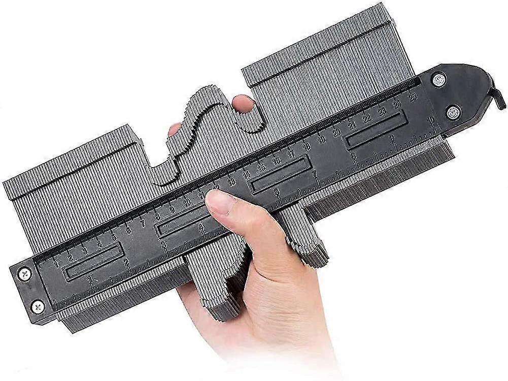 Plastic Contour Gauge With Lock 25cm Profile Gauge Measuring Ruler For Tile