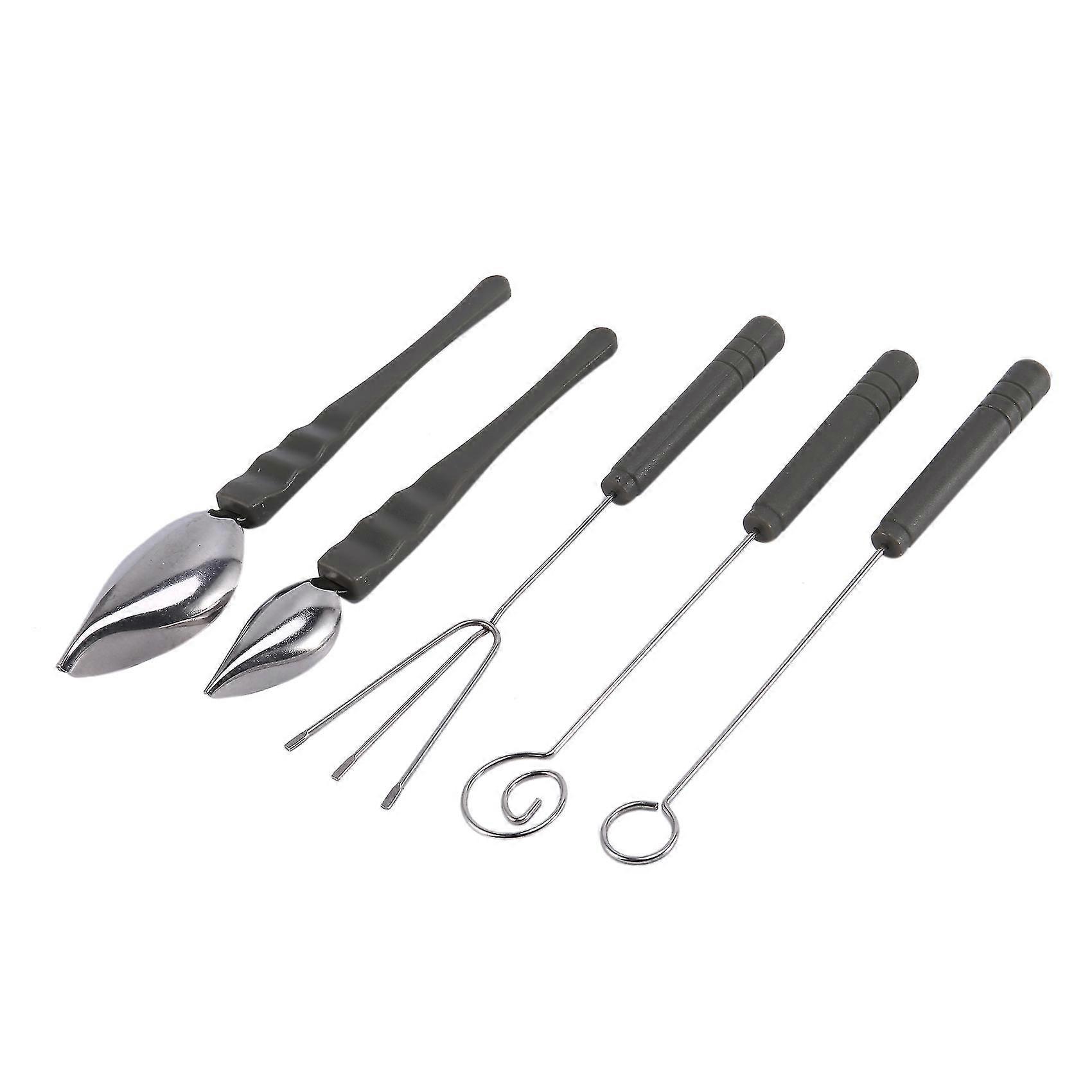 Drawing Decorating Spoon Set,candy Dipping Tools Chocolate Dipping Fork Spoons Set Chef Art Spoons