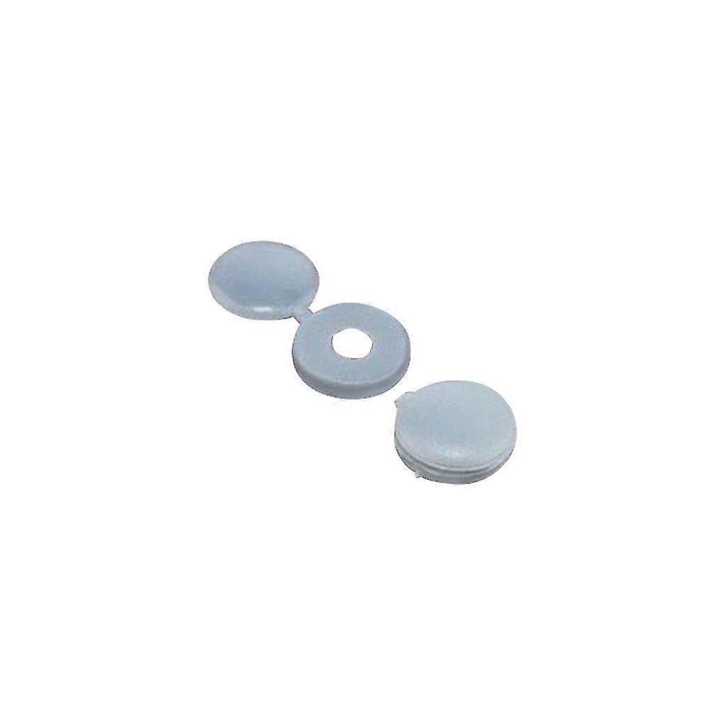 100pcsヒンジ付きプラスチックスクリューカバーフォールドキャップボタンホーム家具装飾カバー