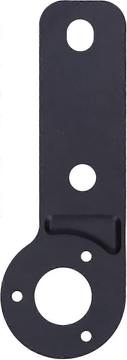Trailer Socket Bracket, Camper Socket Fixing Bracket Black Iron Mounting Plate Connector for Commercial Vehicle Truck RV Motorhome