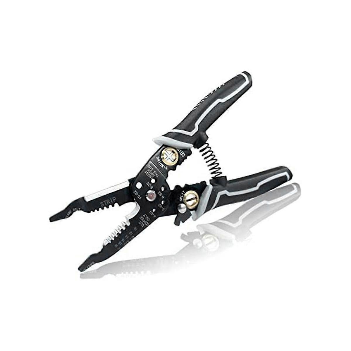 9 in 1 Wire Stripper Tool, 8inch Wire Cutting Tool for Wire Stripping Cutting with Wire Splitting a