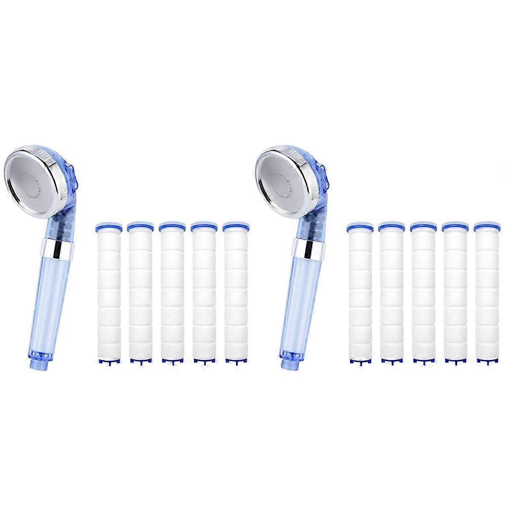 2X 3-Speed Water Outlet Mode High Quality Residual Removal PP Sediment Cartridge Filtered Shower He