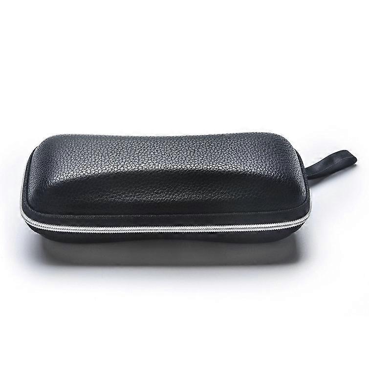 EVA leather zipper Protective Case Glasses Case Cover black