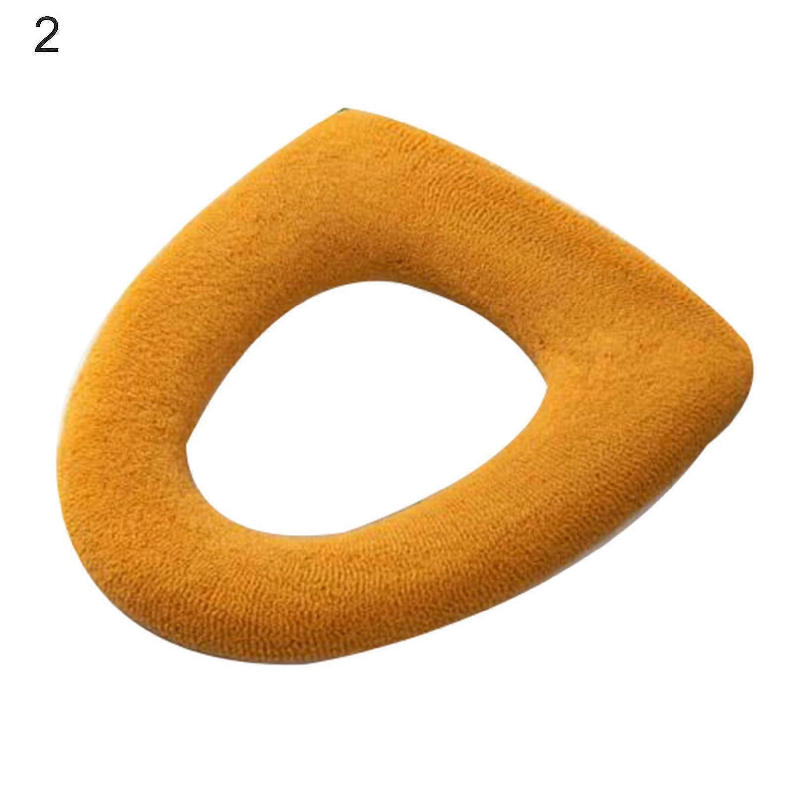 Waterproof Toilet Cushion Good Flexibility Polyester Warm Stain Resistant Toilet Seat Cover For Daily Use