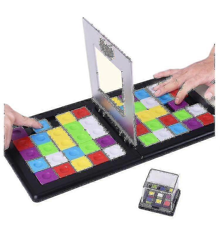 Fast Paced Square Shifting Board Game Colorful Cube Interactive Tabletop Gamecolor Random