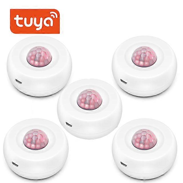 Tuya Wifi Motion Pir Sensor Detector Usb Charging Wifi Movement Sensor Support No One Mode App Wireless Home Security System