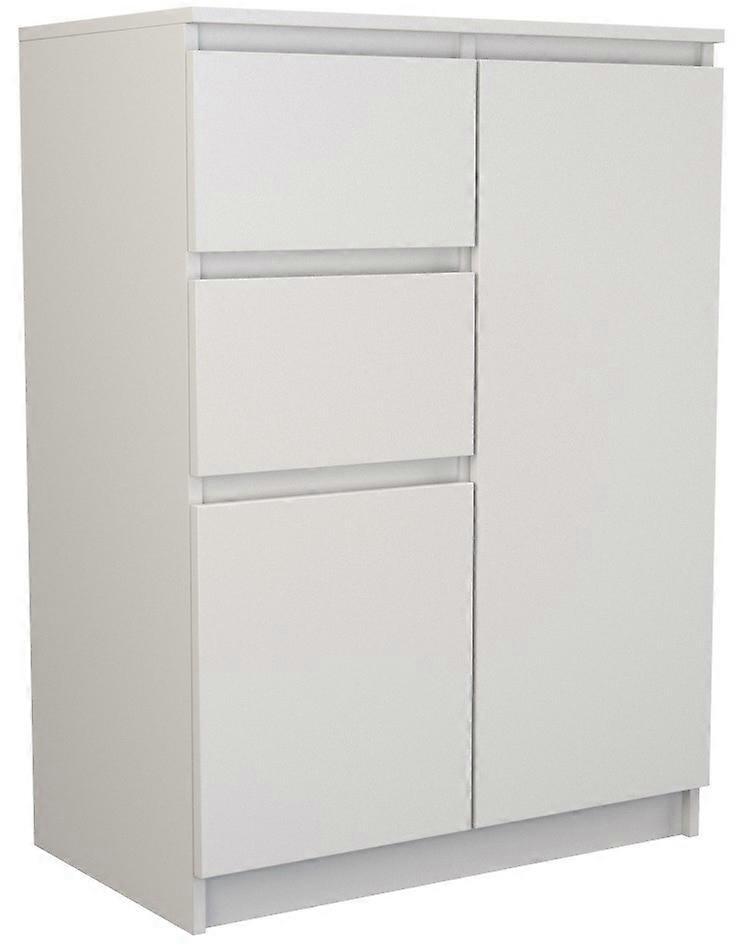 Kommode Schrank 2D2S - weiß