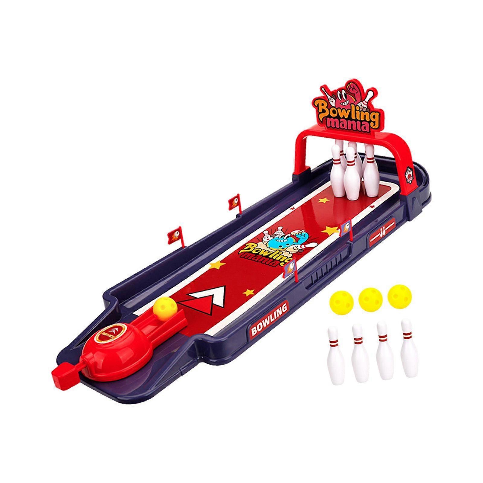 Educational Tabletop Bowling Set Desk Bowling Toy Set for Home Office School