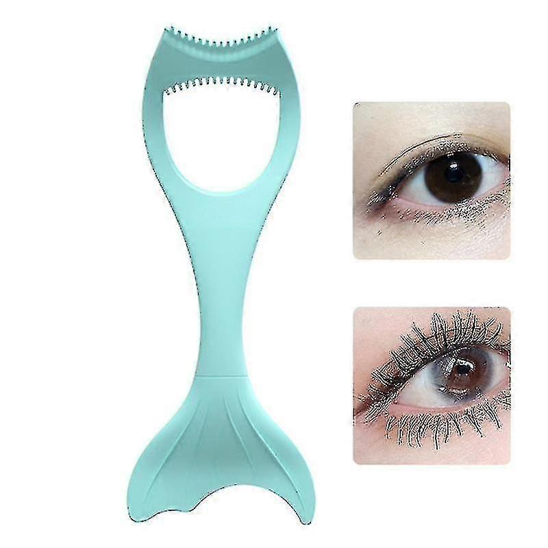 Mermaid Mascara Guard,silicone Mascara Shield Applicator,eyelash Comb Cosmetic Tool,reusable Makeup Eyelash Tool-zong