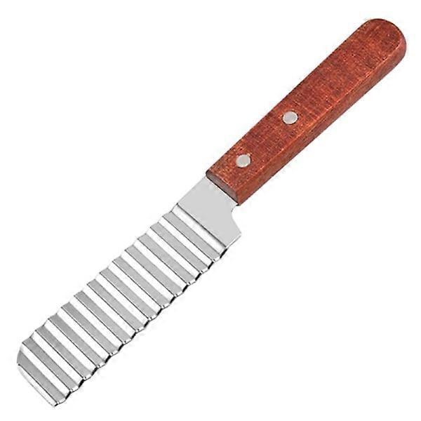 Couteau à frites cannelé Argent