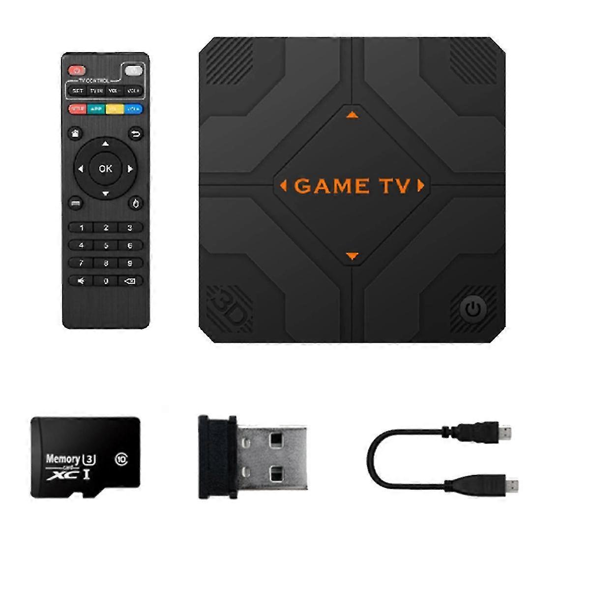 V5 Retro Game Console 64G 45000 Games Dual Handheld Game Console TV Box Game Controller Home Game S