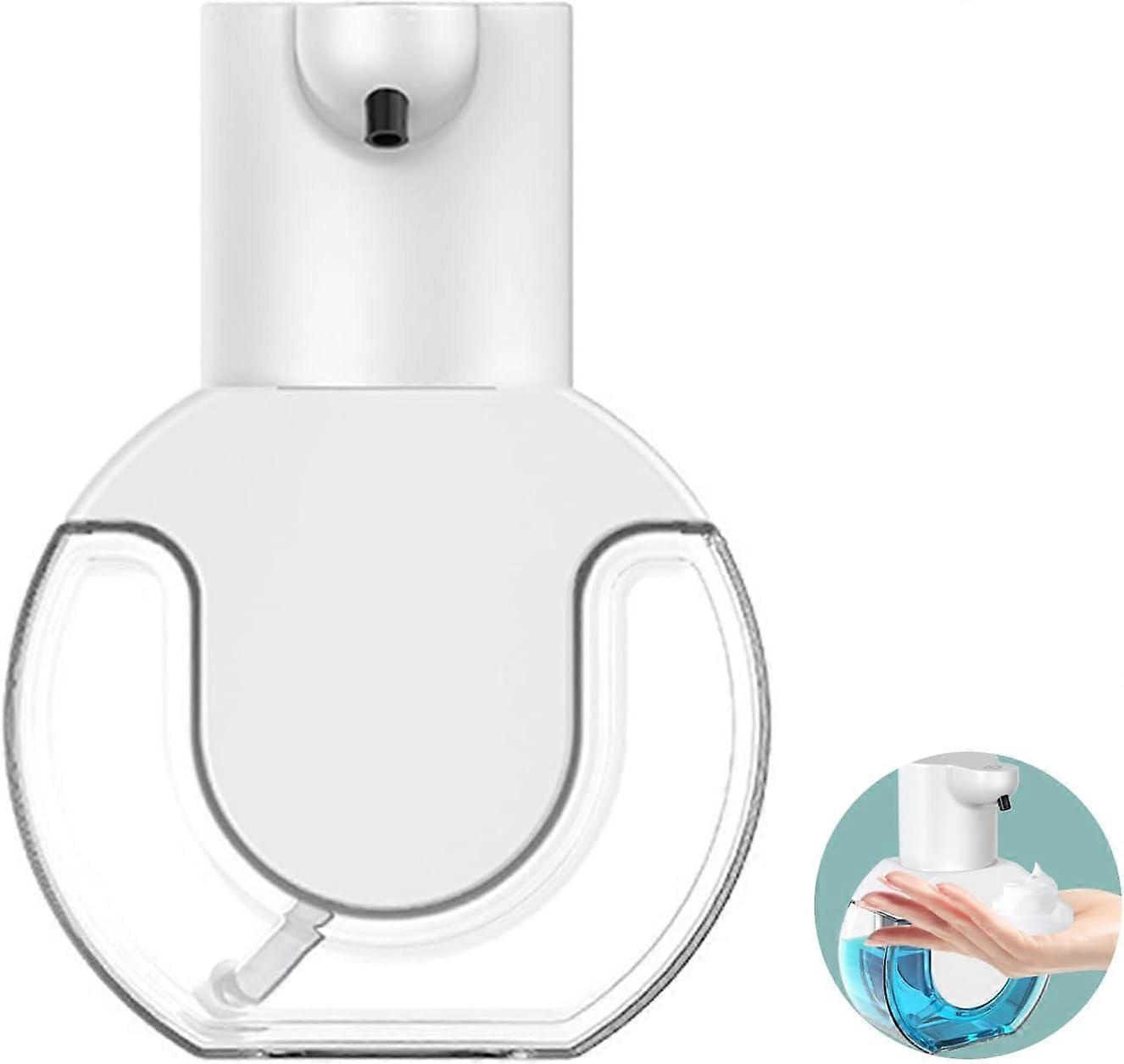 Automatic Non-Touch Foam Soap Dispenser, Adjustable Foam Quantity, Electric Soap Dispenser for Bathroom and Kitchen