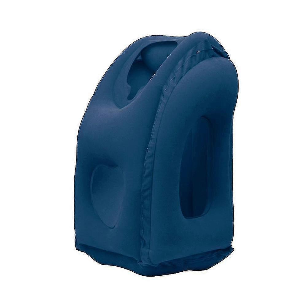 Oppblåsbar reisepute for fly, oppblåsbar nakkeluftpute for å sove for å unngå nakke