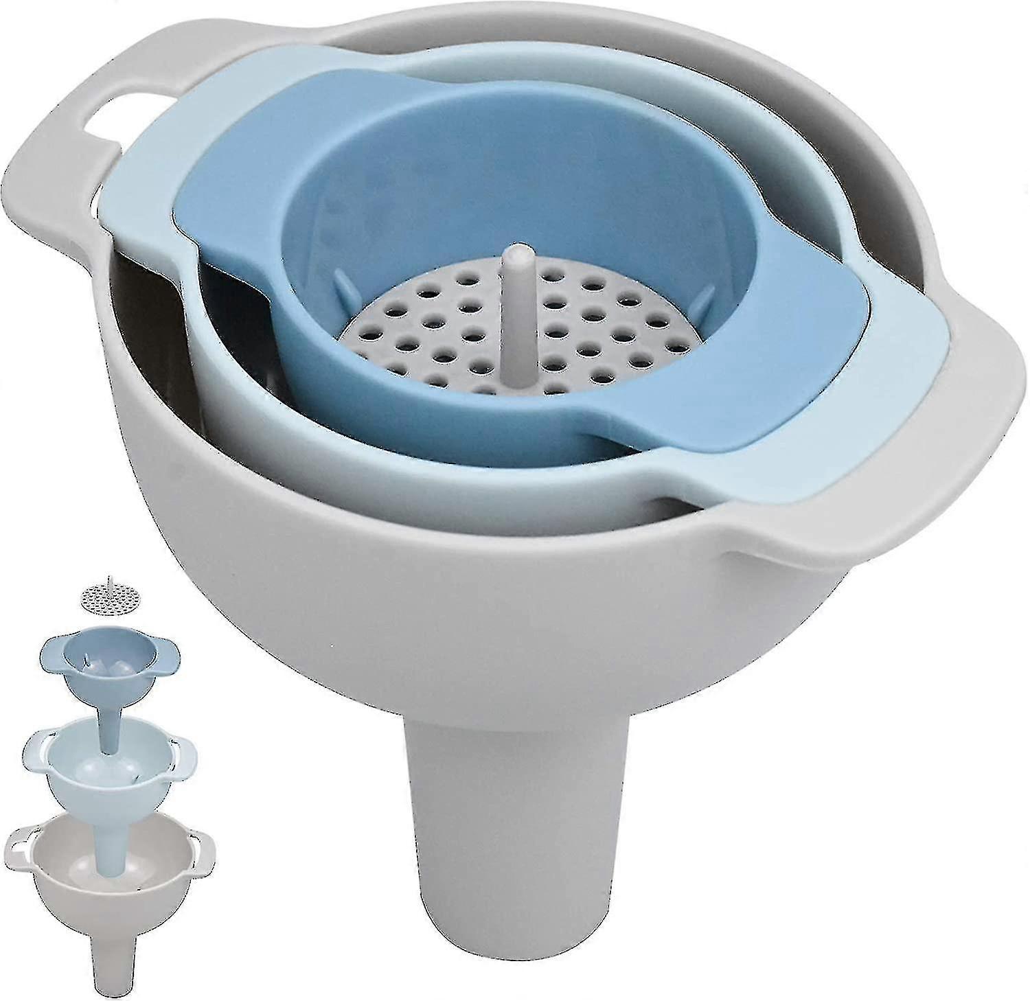 4 In 1 Functal Kit Funnel With Removable Filter Filter