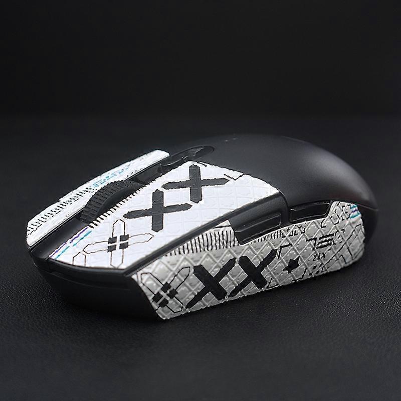 ملصقات جانبية لجلد الماوس شريط قبضة الماوس مضاد للانزلاق لماوس Logitech G304 G102