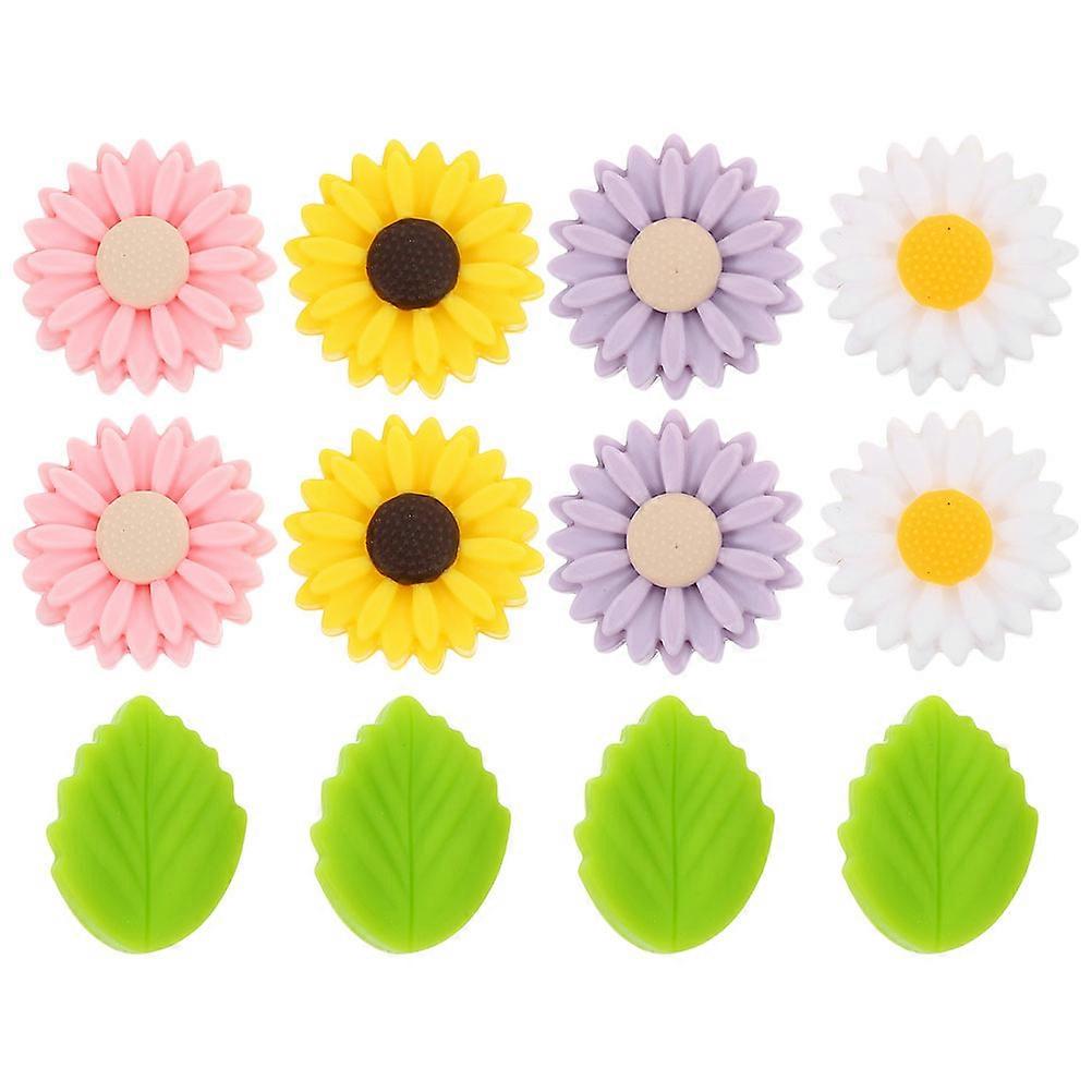 12pcs סיליקון סריגה מחט פקקי סריגה מלאכה תפירה מחט מגיני כלים