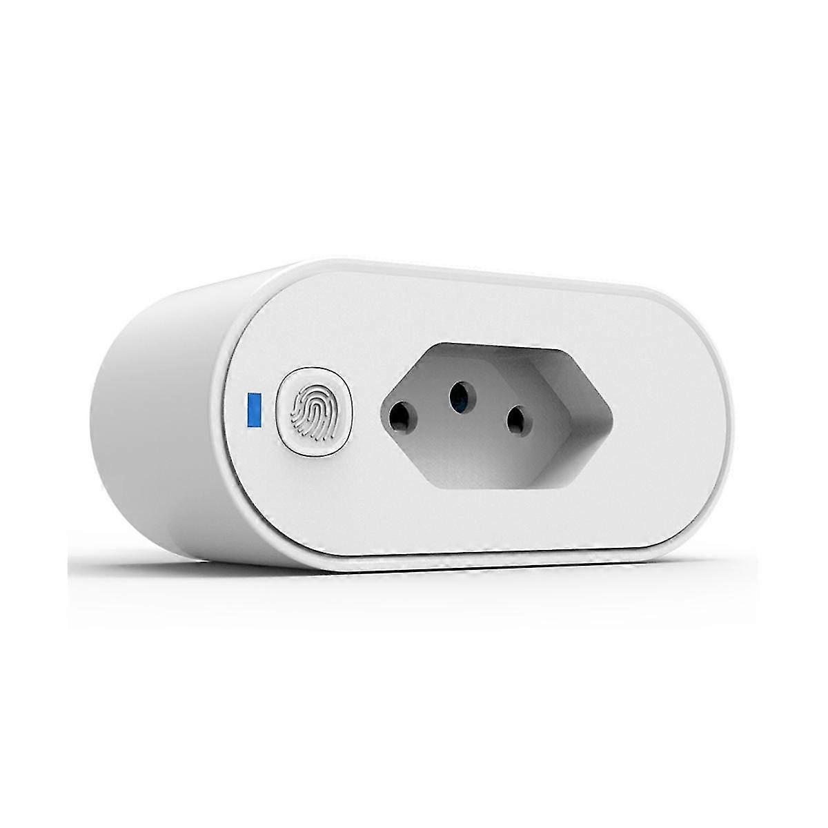 Tuya Wifi Socket Adaptador De Soquete Inteligente 16a Suporte Smart Life App Control Alexa Google H