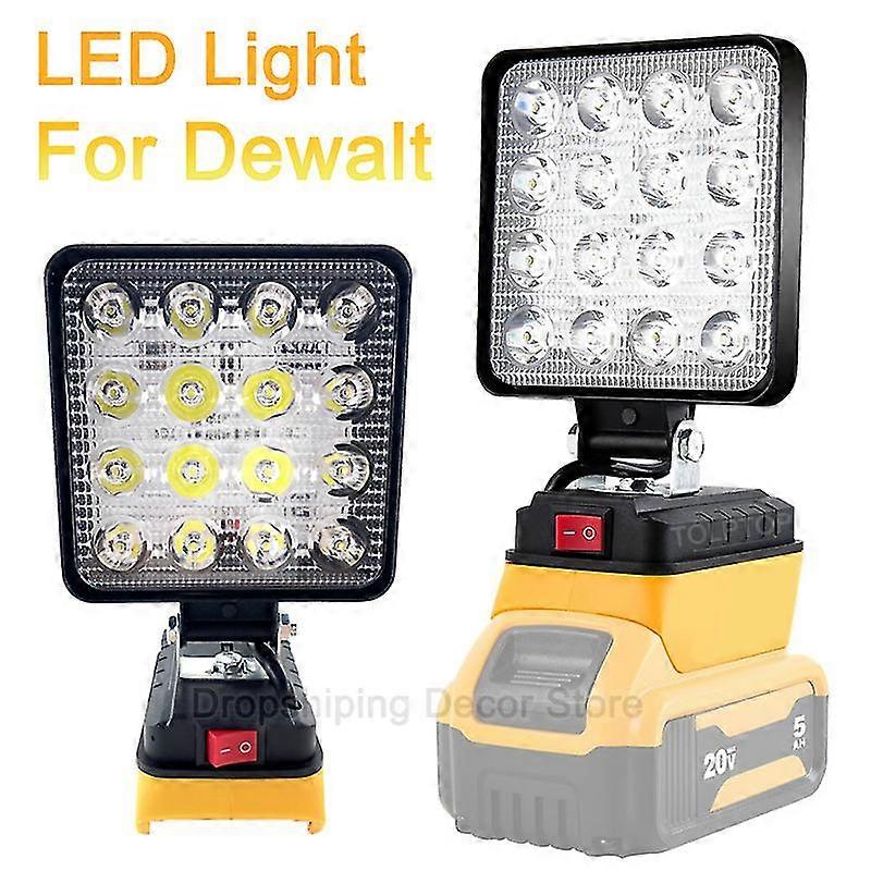 Cordless LED Work Light for Outdoor Camping Emergency Flood Lighting