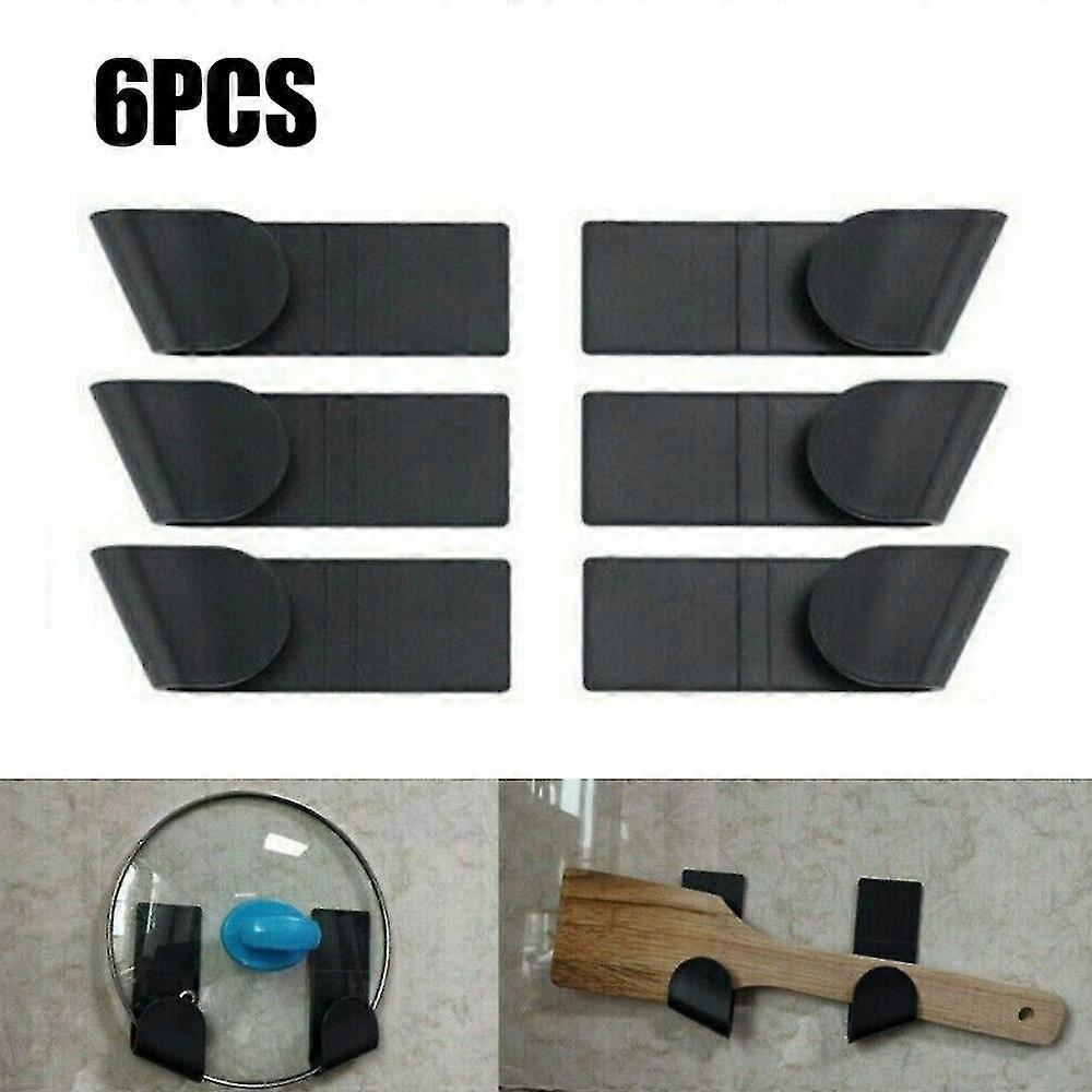 Wall-mounted Pot Pan Lid Storage Holder Rack Kitchen Utensils Organization Tool