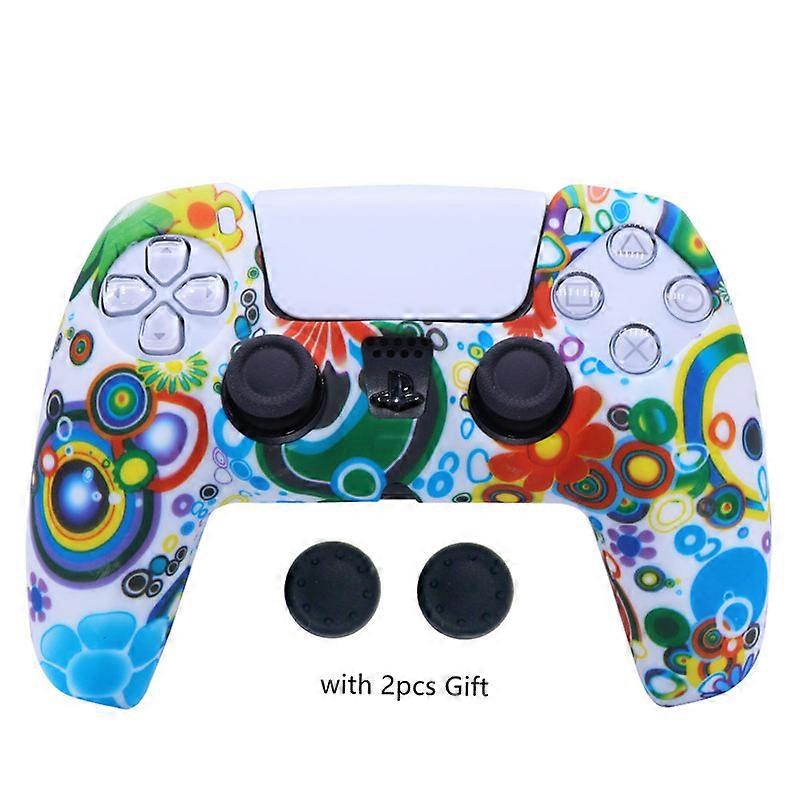 Protection Case For SONY Playstation 5 PS5 Gamepad Controller Soft Silicone Protective Camo cover For PS 5 Joystick Accessories