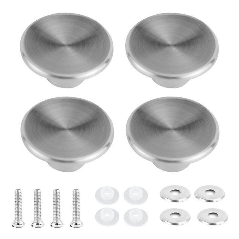 Dww-4 Pieces Silver Pot Lid Knobs, Pot Lid Knobs, Universal Kitchen Pot Handle in Durable Stainless Steel