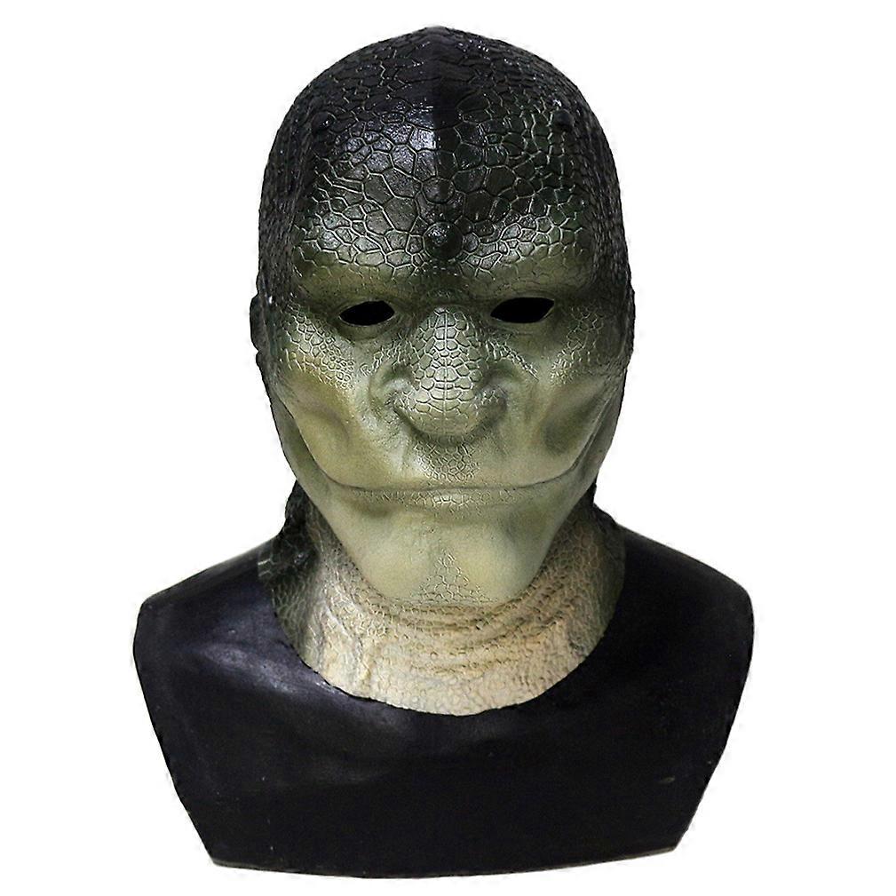 Lizard Man Mask Party Full Face Cover Halloween Cosplay Prop