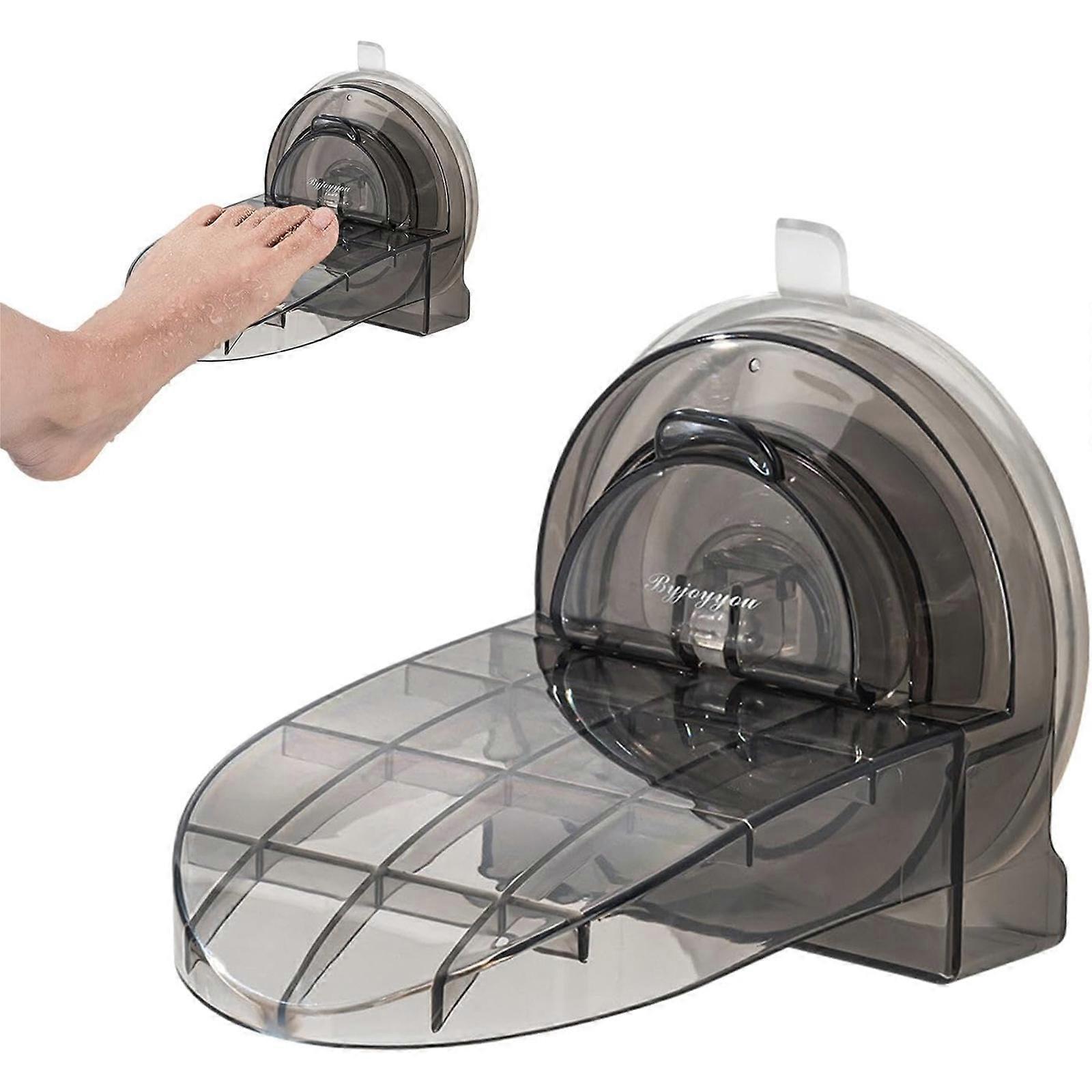 Duschfußstütze, Rasierbeinhilfe, Duschfußpedal, Fußwaschständer mit Saugnapf, Mehrzweck-Mini-Duschhocker