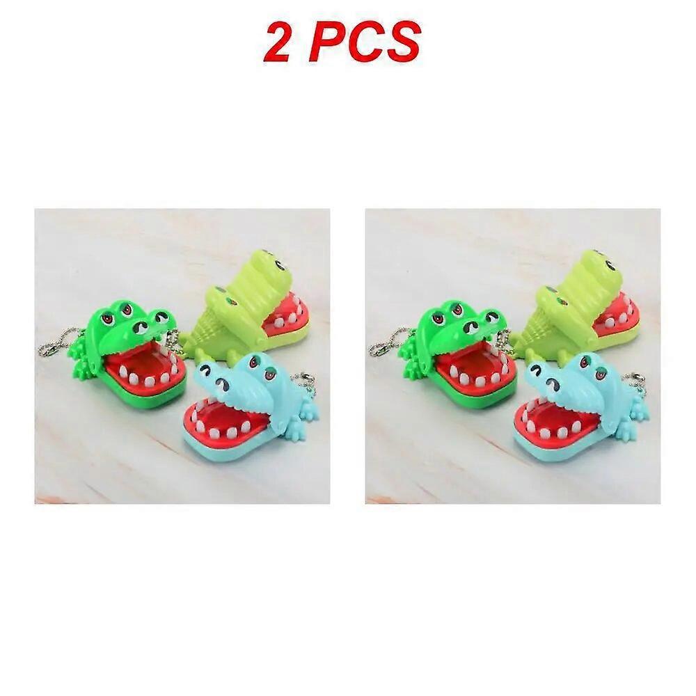 Mini Crocodile Teeth Game Toy Portable Funny Gags Hand Pulling Teeth Classic Toys Parent-child Interaction Tricky Toys For Kid
