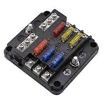 32 V 40 A 6 Wege Standard Sicherungskasten, wasserdichter 6,3 mm 32 V 40 A 6 Wege Standard Sicherungskasten, wasserdichter 6,3 mm