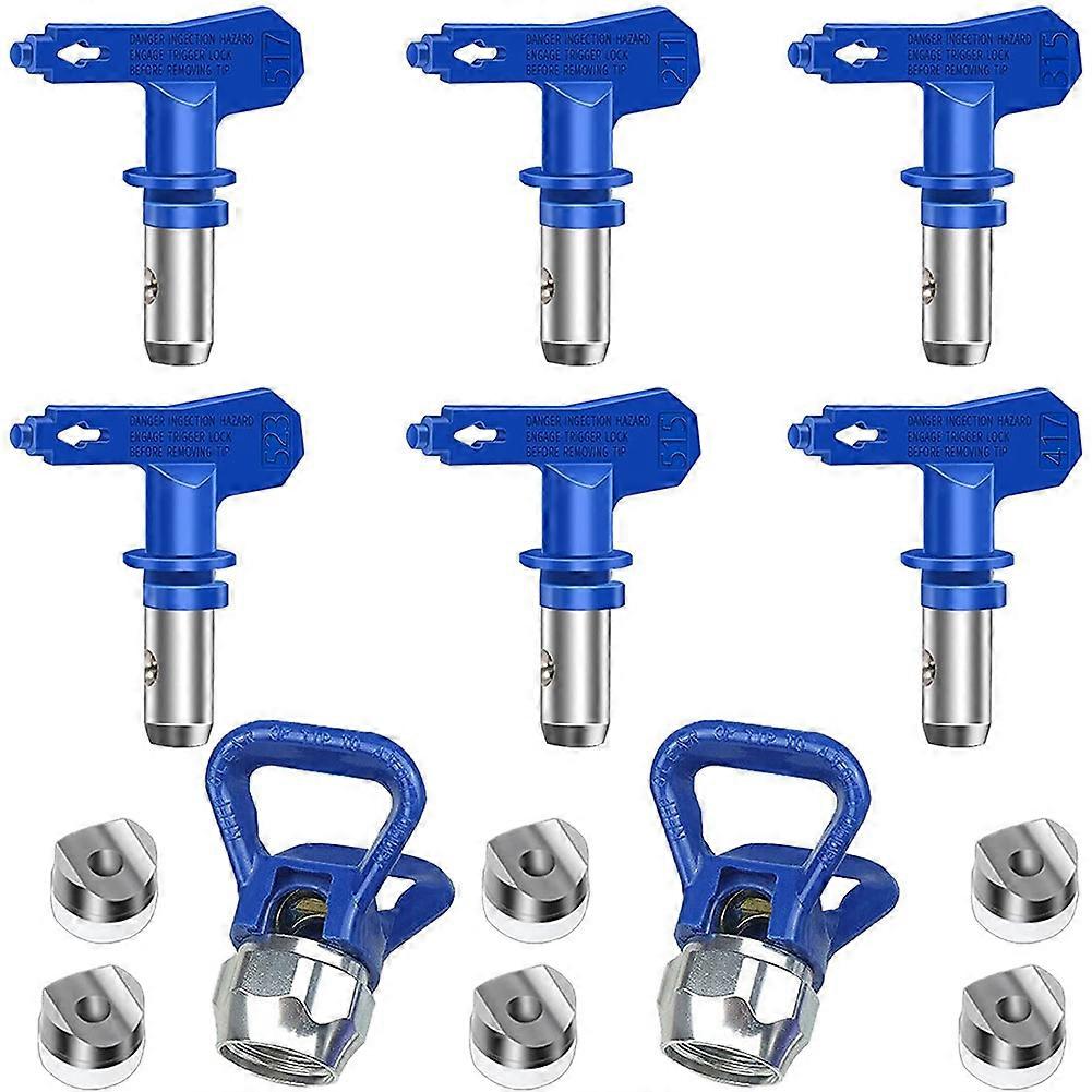 Airless Paint Nozzles Set,Reversible Spray Tips Airless Paint Sprayer Nozzle Tips Airless Sprayer S