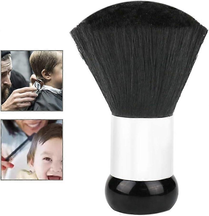 2025 Sopiva erittäin pehmeä ja hellävarainen nylonharjakset parturiharja salonkiin, musta