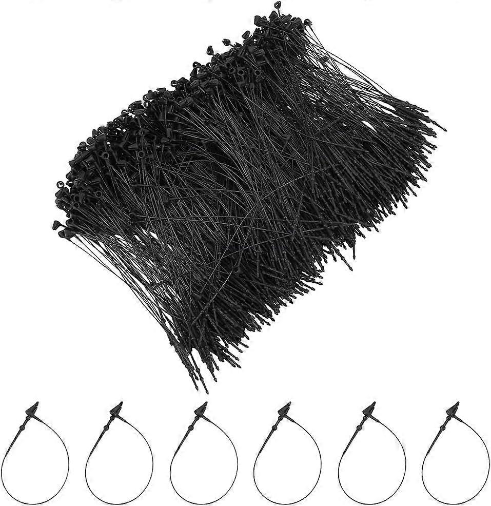 Plastic Hang Tag Fasteners Black 10.2x0.4cm 1000pcs/set